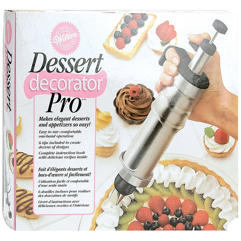 Wilton 9-piece Dessert Decorator Pro Tool - Silver - One Size