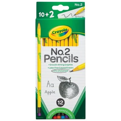 Crayola No. 2 Pencils - Standard Writing And Drawing Tools