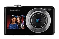 Samsung Tl205 12.2 Megapixels Digital Camera With 3x Optical Zoom And Dual Lcd Screens - Silver