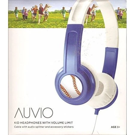 Auvio Blue Kid Headphones With Sport Theme Design For Children