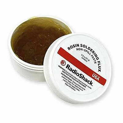 Radioshack Non-spill Rosin Soldering Flux Paste 2 Ounce Jar