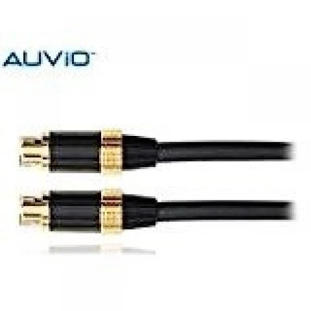 Auvio 12-foot S-video Cable Model 15-229 For High-quality Video Connection