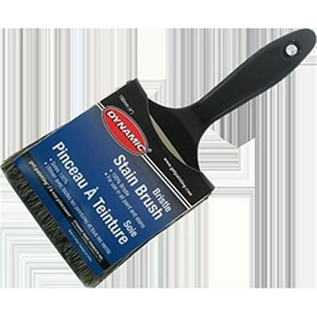 Dynamic Hb215010 4 Inch Bristle Stain Brush For Painting And Staining