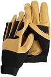 Carhartt A533 Mechanics Gloves, Black/barley, Xx-large, Goatskin And Spandex