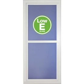 Larson Tradewinds White Full-view Aluminum Storm Door With Retractable Screen 32" X 81"