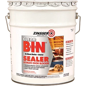Zinsser B-i-n 5 Gallon Clear Shellac-based Interior Sealer And Primer
