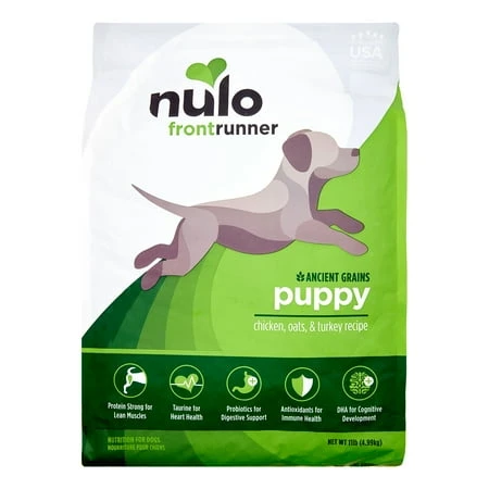 Nulo Frontrunner Puppy Chicken, Oats, & Turkey Dry Dog Food 11 Lb Bag