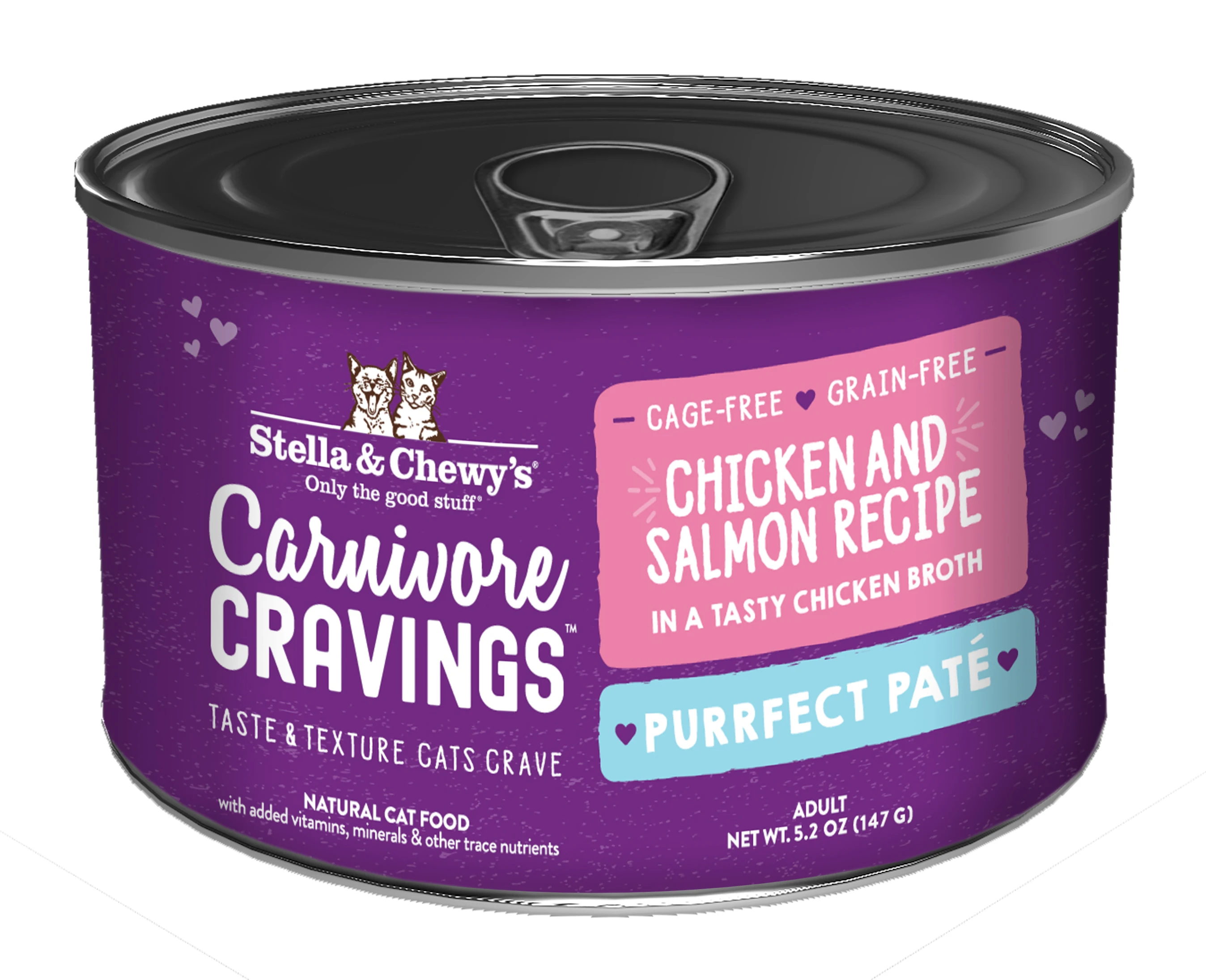 Stella & Chewy's Carnivore Cravings Purrfect Pate Chicken & Salmon 5.2 Oz