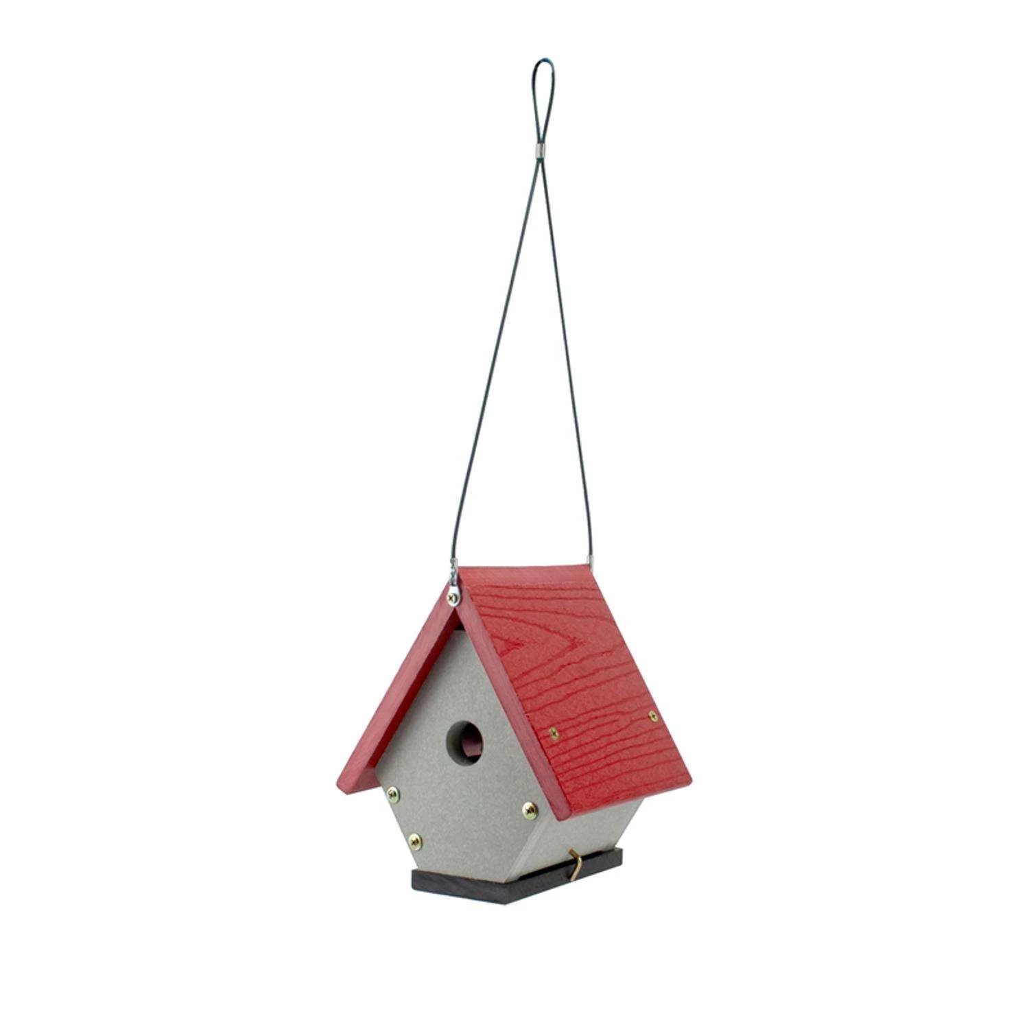 Going Green Plastic Bird House For Wrens - Weather Resistant And Eco-friendly