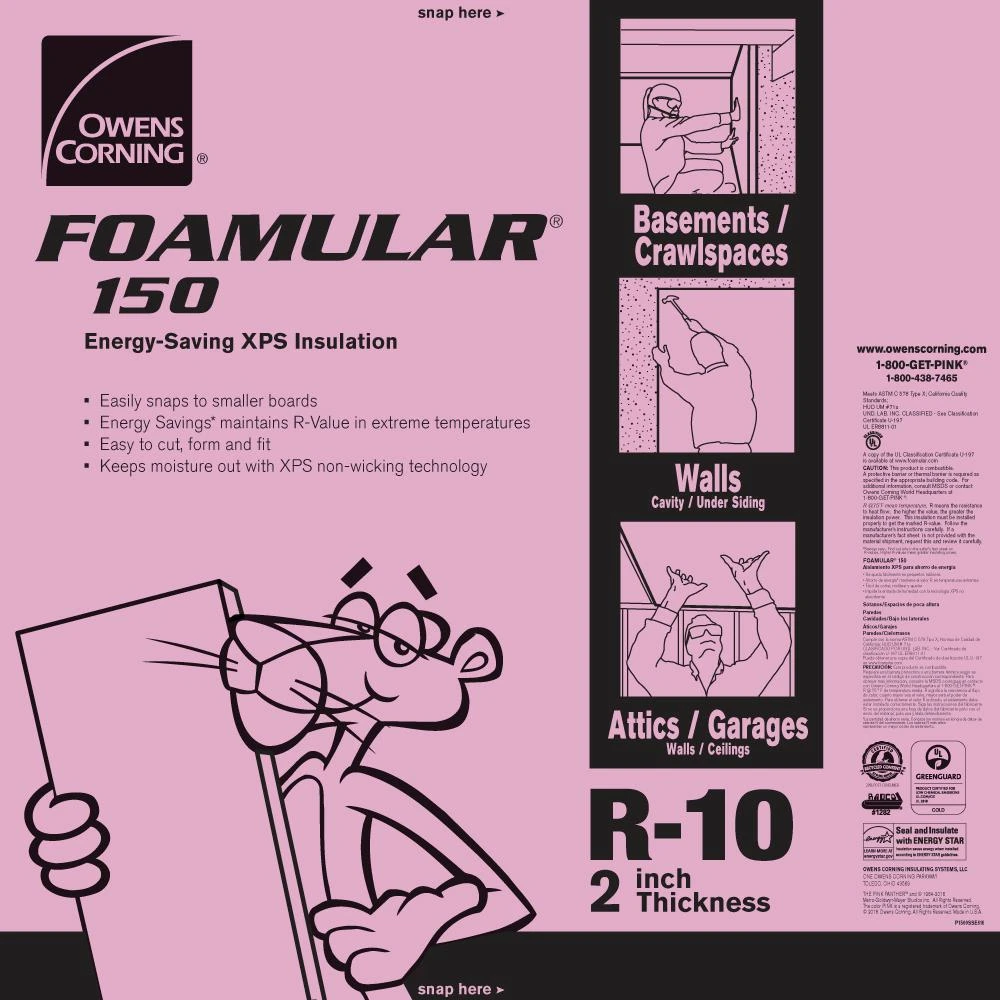 FOAMULAR 4X8X2" R-10