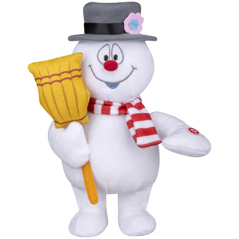 Gemmy Animated Musical Frosty The Snowman Decor 11.55" Height 12.15" Length