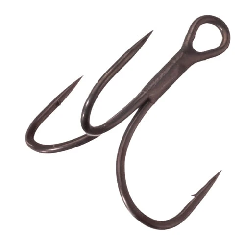 Gamakatsu 339208 G-Finesse Treble Tournament Grade Wire Fishing Hook with Nano Smooth Coat Size 4 - Pack of 6