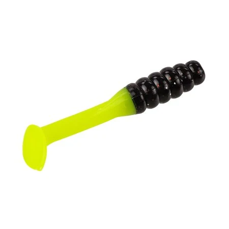 Strike King Mr. Crappie 2" Slabalicious Tuxedo Black Chartreuse Lure - Mrcslc-183g
