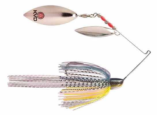 Strike King Kvd Finesse Spinnerbait 3/8 Oz Colorado Willow Chrome Sexy Shad