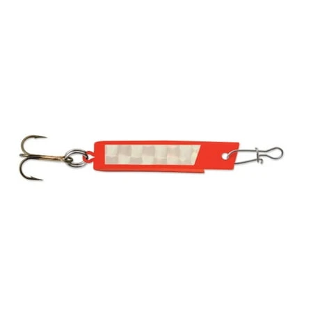 Luhr Jensen Super Duper Spoon 1-1/4 Inch Fire/silver Prism-lite