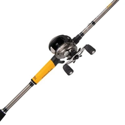 Abu Garcia Jordan Lee Low Profile Baitcast Reel And Fishing Rod Combo, 7' Medium Heavy Power