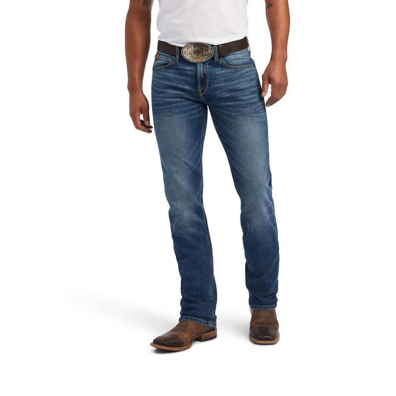 ARIAT MEN'S M7 SLIM MADERA STRAIGHT JEANS, 34 X 38