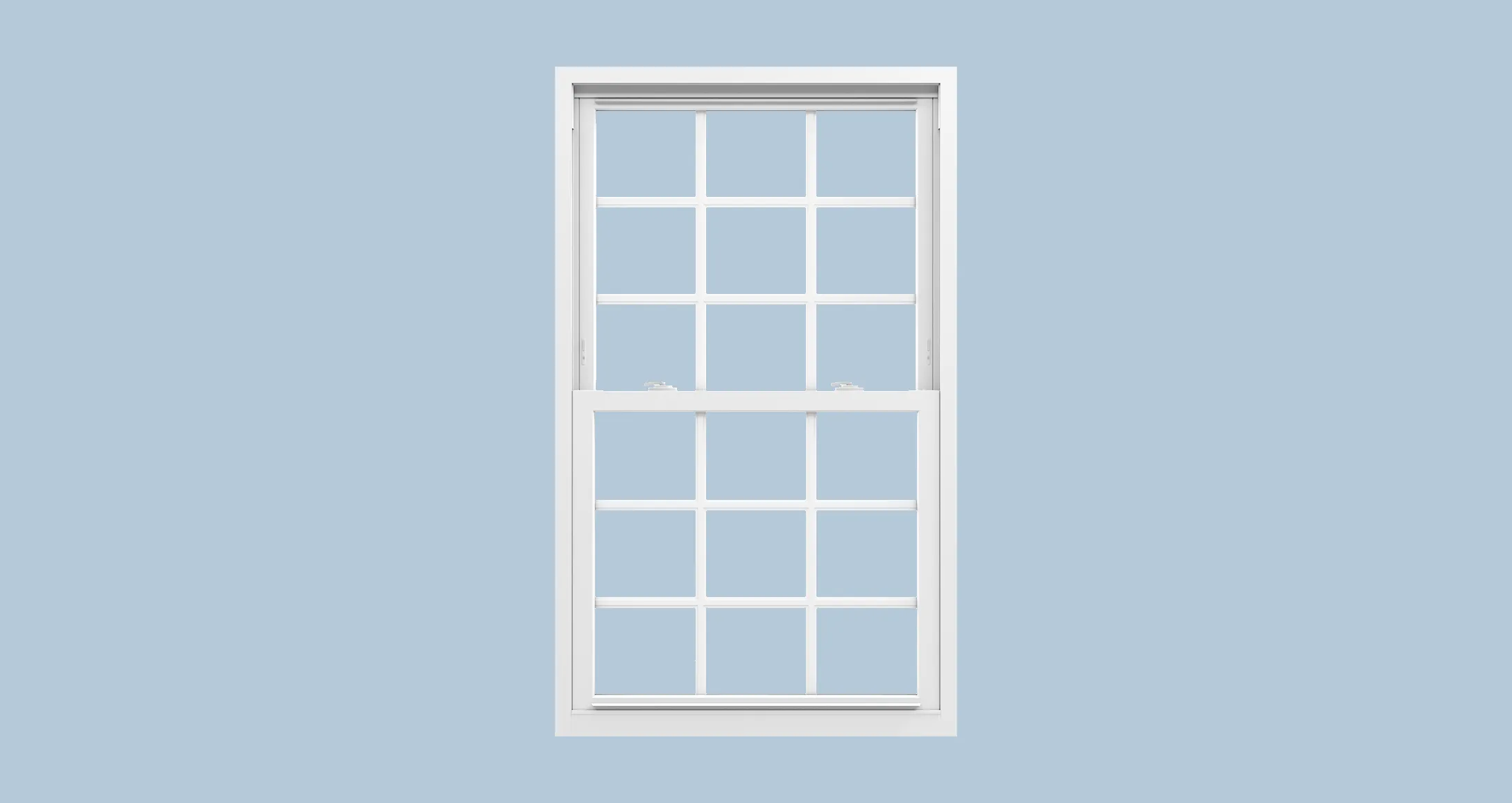 3 x 4 Single Hung Window with Grids