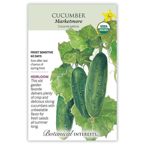 Botanical Interests Cucumber Marketmore