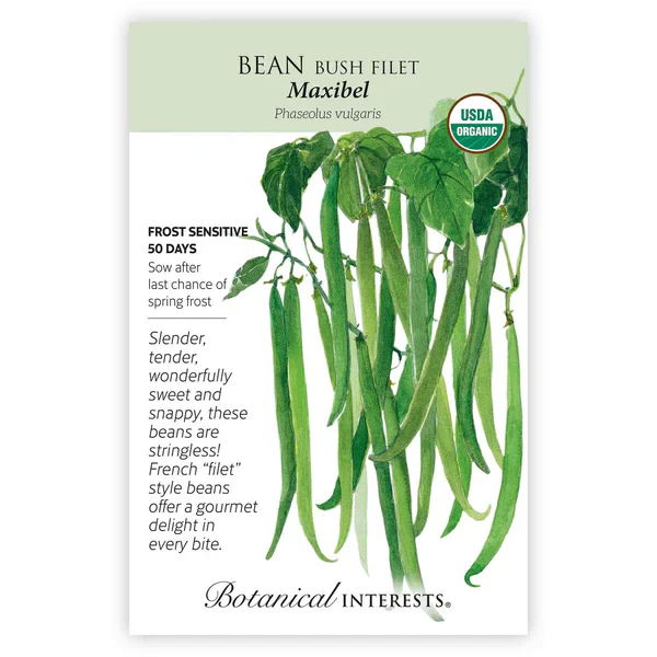 Botanical Interests Bush Bean Filet Maxibel