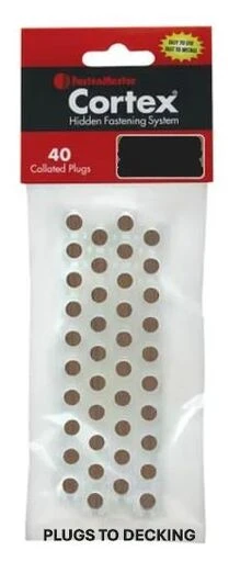 MARITIME GRAY CORTEX PLUG ONLY HIDDEN FASTENING SYSTEM FOR TIMBERTECH 40 PACK