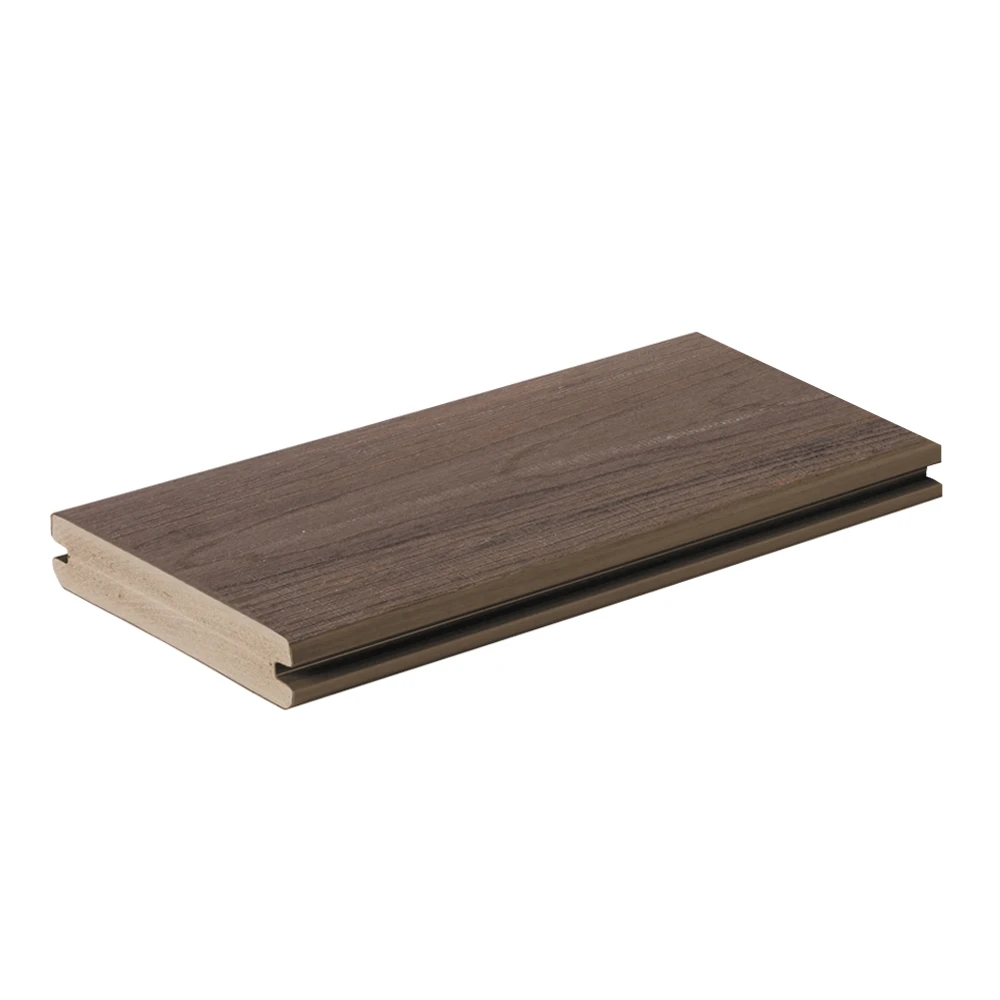16' AMERICAN WALNUT GROOVED EDGE DECK BOARD TIMBERTECH AZEK LANDMARK COLLECTION
