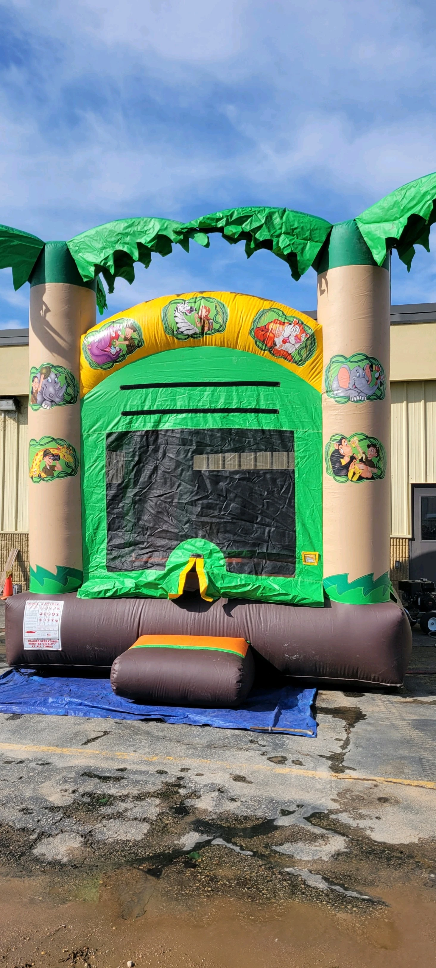 Bounce House Jungle Adventure Inflatable