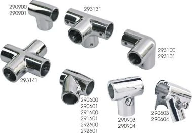 60° Universal Handrail Tee 1", SS, Sea-Dog 290601-1