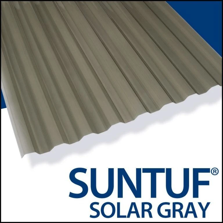 Palram Americas. 101931 12 ft. x 26 in. Panel Solar Gray