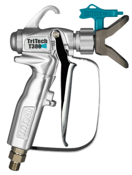 TriTech T380 Professional Airless Spray Gun 2-Finger Trigger 7/8" Thread