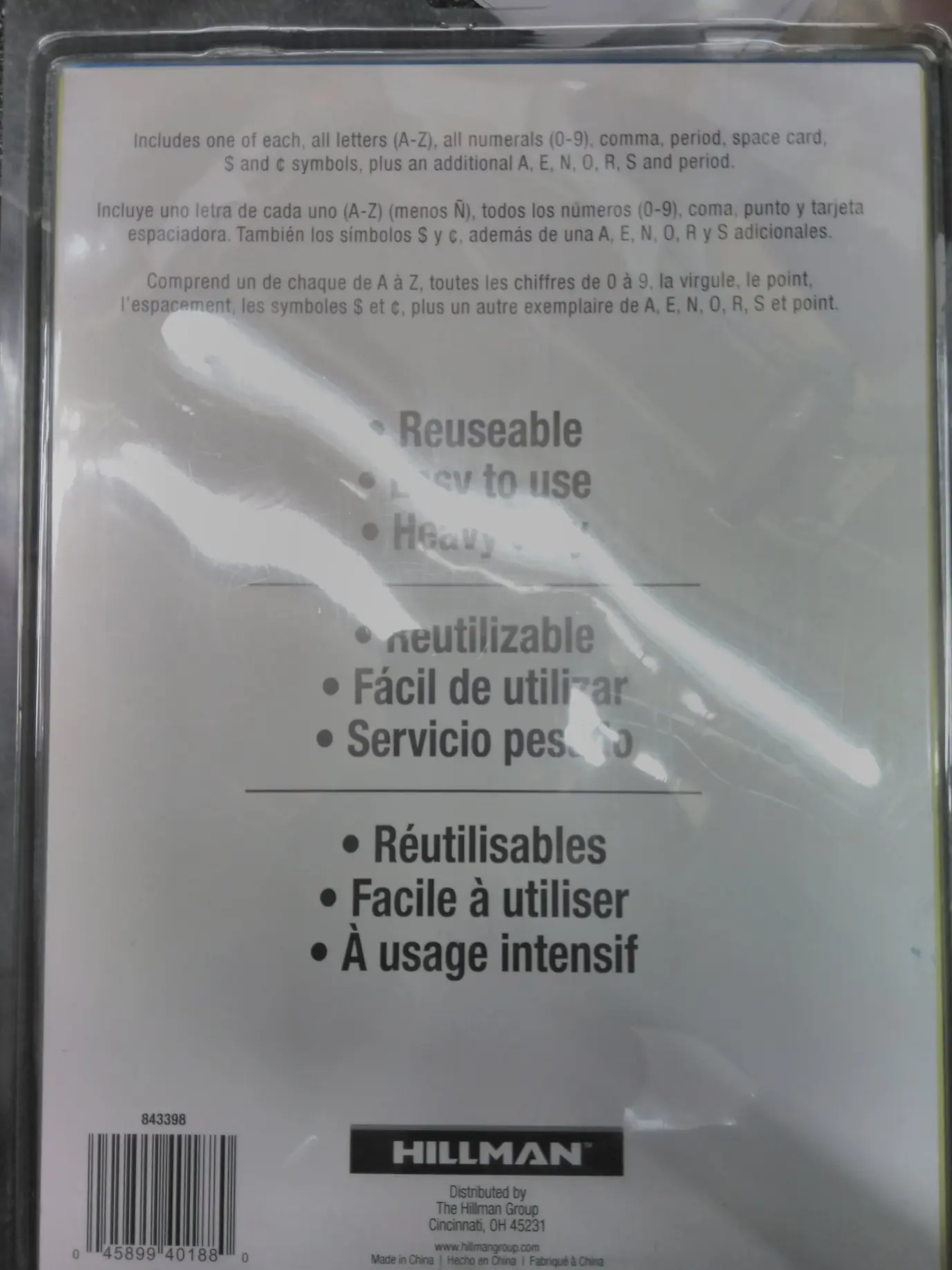 12 In. Large Letters And Numbers Stencil Kit - 3 Piece Set