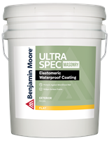 ultra spec masonry elastomeric waterproof coating flat