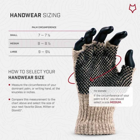 GLOVE NO FINGER RAG