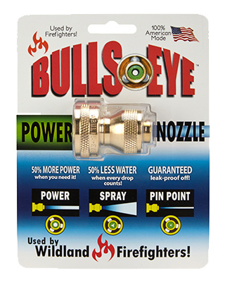 Power Hose Nozzle, Industrial Grade Brass, 3/4-In.