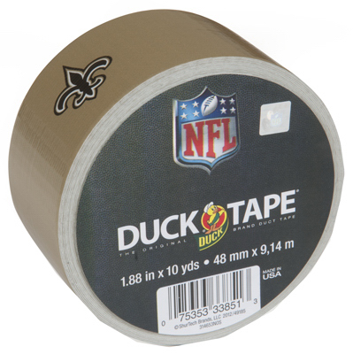 NFL Duct Tape, New Orleans Saints, 1.88-In. x 10-Yd.