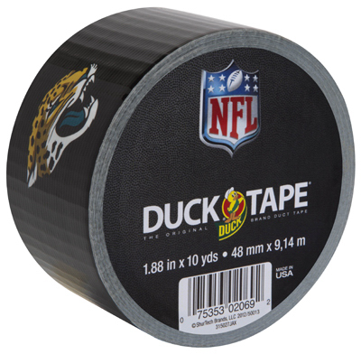 NFL Duct Tape,  Jacksonville Jaguars, 1.88-In. x 10-Yd.