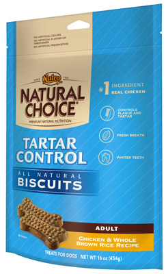 Dog Treats, Tartar, Chicken & Rice, 16-oz.