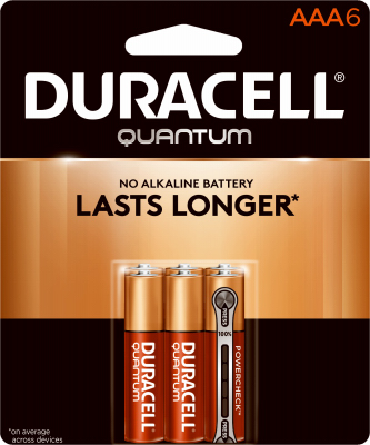Quantum AAA Batteries, 6-Pk.