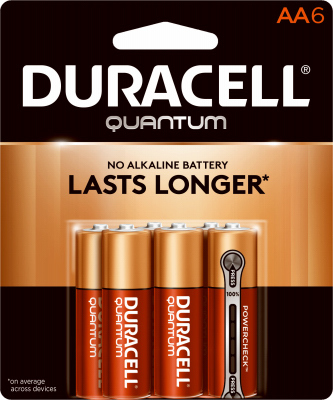 Quantum AA Batteries, 6-Pk.
