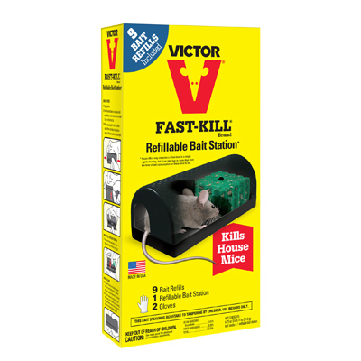 Fast Kill Refillable Bait Station