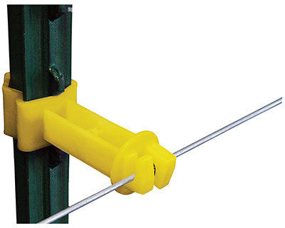 Electric Fence Insulator, T-Post Extender, 2-In., 25-Pk.