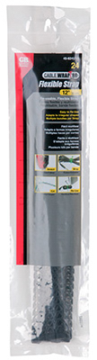 Flexible Strap, Black, 12-In., 24-Pk.