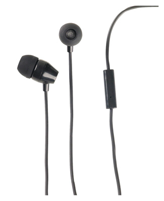Earbuds Headphones With Microphone, Black