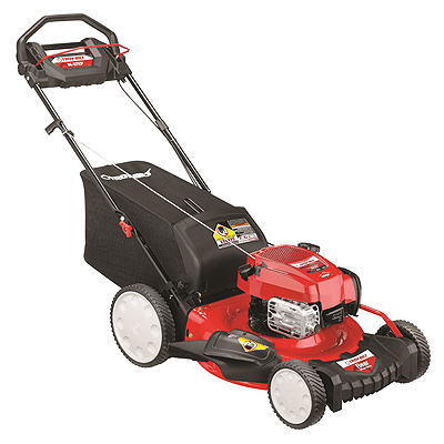 Troy Bilt Self Propelled Lawn Mower In Step Variable Speeds High Wheel 3 In 1 163cc Engine 21 In. Killingworth True Value