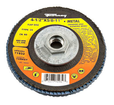 FLAP DISC 4-1/2X5/8-11 80GRIT