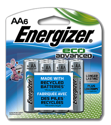 EcoAdvanced Batteries, "AA", 6-Pk.