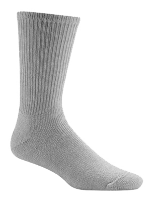 At Work King Cotton Crew Sock Grey, Medium