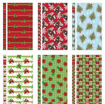 Christmas Gift Wrap, Traditional, 40-In. x 90 Sq. Ft.