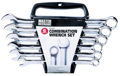 6-Piece SAE Combo Wrench Set