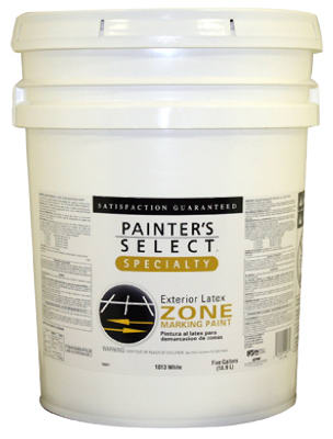 Speciality Flat Yellow Latex Field & Zone Marking Paint, 5-Gal.